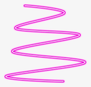 #pink #swirl #pretty #design #effect #cool #overlay - Pink Neon Line Png, Transparent Png, Free Download