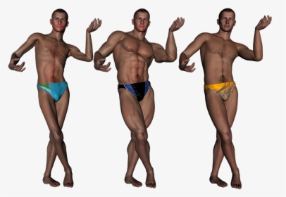 Man, Swimwear, Model, Bikini, Male, Men, Young, Sexy - Homme En Maillot De Bain Png, Transparent Png, Free Download
