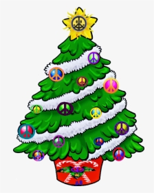 Clipart Christmas Tree Transparent, HD Png Download, Free Download