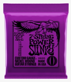 Ernie Ball Power Slinky 7 String Nickel Wound Electric, HD Png Download, Free Download