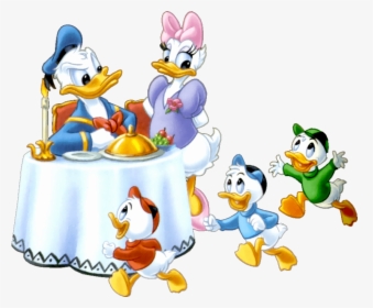 Donald Duck Family - Cartoon Donald Duck Family, HD Png Download, Free Download