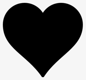 Black Heart Clip Art - Black Heart Clipart, HD Png Download, Free Download