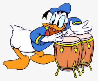 Imagenes Pato Donald Y Familia Jpg, Png - Donald Duck Music Png, Transparent Png, Free Download