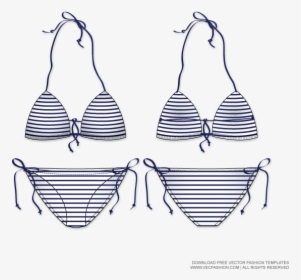 Tec Drawing Swimwear - Png Swimwear Vector, Transparent Png, Free Download