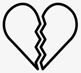 Outline emoji black heart 💜💘♥💔 Heart