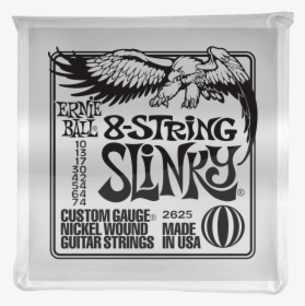 Ernie Ball Slinky 8-string Nickel Wound Electric Guitar - String, HD Png Download, Free Download
