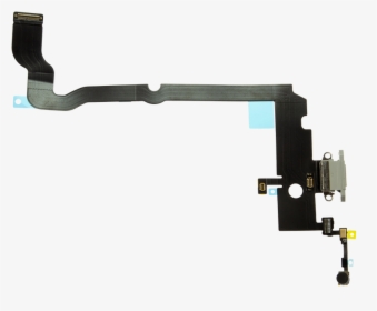 Iphone Xs Max Silver Charging Port Flex Cable - Iphone Xs Max Charging Flex, HD Png Download, Free Download