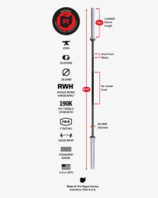 Rogue Power Bar Dimensions, HD Png Download, Free Download