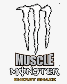 Monster Energy Logo Energy Drink Drawing - Muscle Monster Energy Logo, HD Png Download, Free Download
