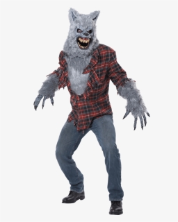 Transparent Lobo Png - Grey Werewolf Costume, Png Download, Free Download
