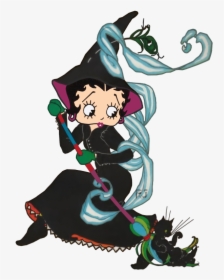 Animated Betty Boop Halloween Clipart , Png Download - Betty Boop Halloween, Transparent Png, Free Download