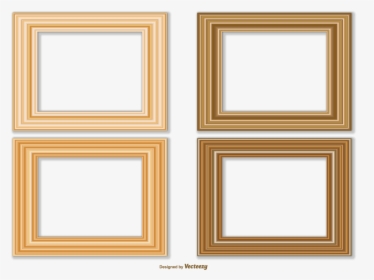 Wooden Picture Frame Baby Png Image High Quality Clipart - Marco Dorado Envejecido Vector, Transparent Png, Free Download