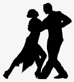 Silhouette,dance,salsa Dance,tango,event,latin Dance,ballroom - Couple Dancing Silhouette Png, Transparent Png, Free Download