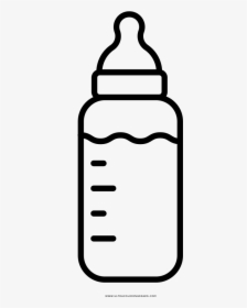 Transparent Mamadeira Png - Drawing Of A Baby Bottle, Png Download, Free Download