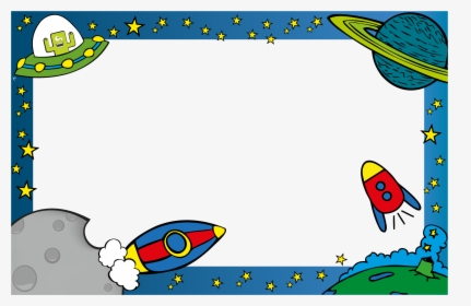C2 - Outer Space Border Clipart, HD Png Download, Free Download