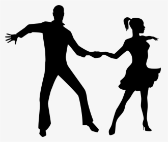 Dancing Couple Silhouette Png Transparent Clip Art, Png Download, Free Download