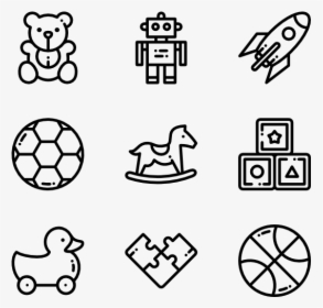 Christmas Toys - Hand Drawn Icon Png, Transparent Png, Free Download