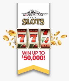 Muckleshoot Casino Slots Placed Over Coins Flying Out - Muckleshoot Casino, HD Png Download, Free Download