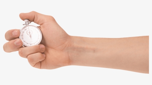 Hand Stopwatch - Hand Holding Stopwatch Png, Transparent Png, Free Download