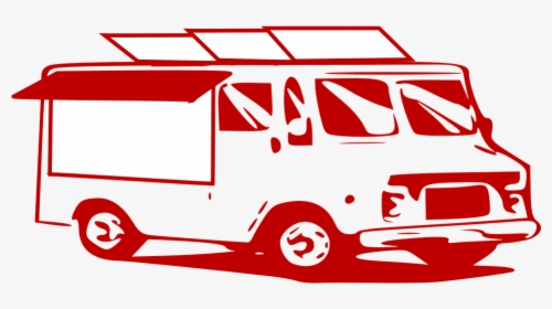 Mobile Van, Service, Delivery, Truck, Transportation - Food Truck Clip Arts, HD Png Download, Free Download