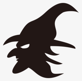 Silueta Cara De Bruja , Png Download - Halloween Witch Face Silhouette, Transparent Png, Free Download