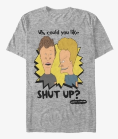 Shut Up Beavis And Butt Head T Shirt - Mtv Beavis And Butthead T Shirt, HD Png Download, Free Download