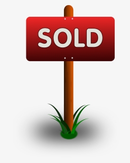 Realtor, Sign, Sold, Real Estate, Estate, House, Notice - Clip Art Sold Sign, HD Png Download, Free Download