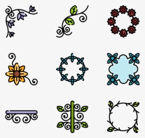 Floral Design - Flowers Vector Icon Design, HD Png Download, Free Download