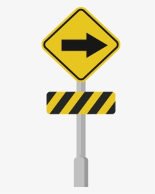 Clip Art Traffic Download Right Transprent - Right Road Sign Png, Transparent Png, Free Download