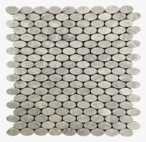 Pacific Gray Oval Mosaic Polished - Oval Mosaic Tile, HD Png Download, Free Download