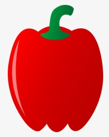 Red Bell Pepper Free - Red Bell Pepper Clipart, HD Png Download, Free Download