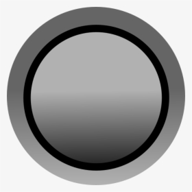 Grey Button Svg Clip Arts - Circle, HD Png Download, Free Download