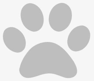 Grey Pawprint Svg Clip Arts - Grey Dog Paw Print, HD Png Download, Free Download