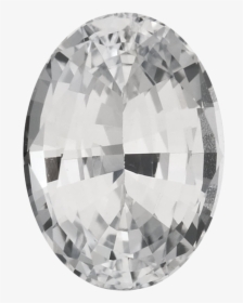7x5mm Oval Genuine White Sapphire - White Sapphire Oval, HD Png Download, Free Download