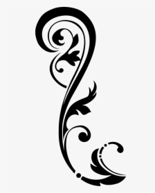 Png Flower Black And White, Transparent Png, Free Download