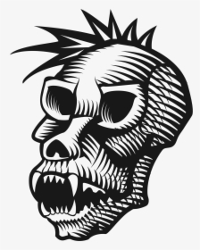Transparent Skull Drawing Png - Monkey Skull Clipart, Png Download, Free Download