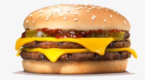 Cheeseburger Hamburger Whopper Breakfast Bacon - Burger King Cheese Burger, HD Png Download, Free Download