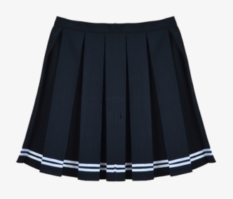 Black Striped Tennis Skirt - Skirt Png, Transparent Png, Free Download