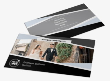 Wedding Video Service Business Card Template Preview - Brochure, HD Png Download, Free Download