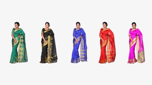 Silk Cotton Sarees Png , Png Download - Sari, Transparent Png, Free Download