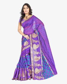 Sari - High Resolution Saree Model Png, Transparent Png, Free Download