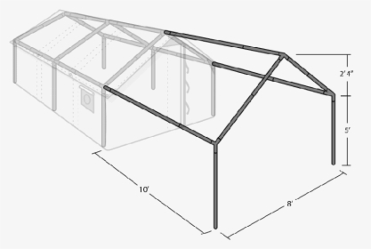 Cook Shack Extension For Wall Tent "   Title="cook - Architecture, HD Png Download, Free Download