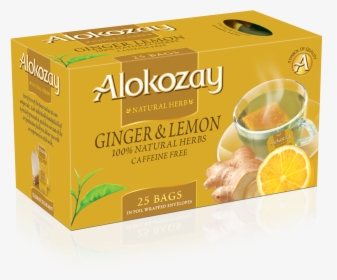 Alokozay Ginger And Lemon Tea, HD Png Download, Free Download