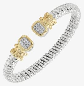 Alwand Vahan 14k Yellow Gold & Sterling Silver Diamond - Diamond Bracelet Gold Png, Transparent Png, Free Download