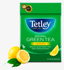 Green Tea With Lemon - Tetley Black Tea, HD Png Download, Free Download