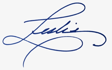 Common Types Cursive Font Gif Signatures Cliparts - Blue Signature Png, Transparent Png, Free Download