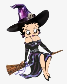 Witch Bb Betty Boop Halloween, Bb, Witch, Diva, Witches - Clipart Betty Boop Halloween, HD Png Download, Free Download