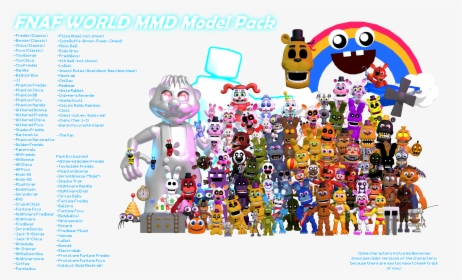 Fnaf World Model Mmd, HD Png Download, Free Download