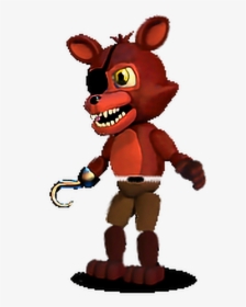 Unwithered Foxy In Fnaf World Clipart , Png Download - Fnaf Adventure Withered Foxy, Transparent Png, Free Download