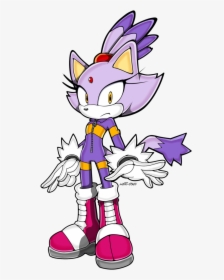 Sonic Rider Blaze Sa Style By Hari Chan - Blaze The Cat Sonic Riders, HD Png Download, Free Download